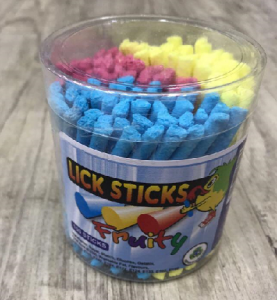 Prime Sweets and Snacks Lick Sticks Fruity